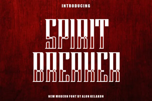 Spirit Breaker by alonkelakon — Slab Serif Font