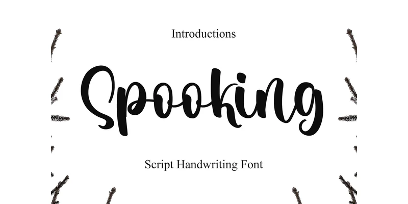 Spooking Font by 21Design — Display Font