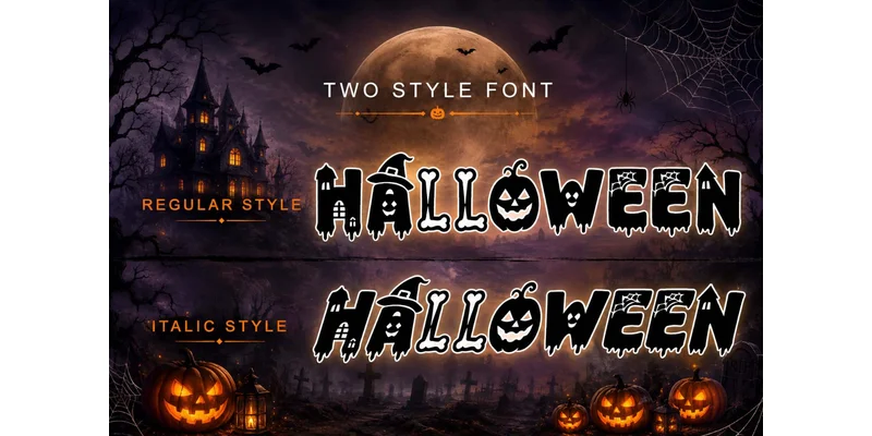 Spooky Bites Font by yogaletter6 — Display Font — thumbnail 5