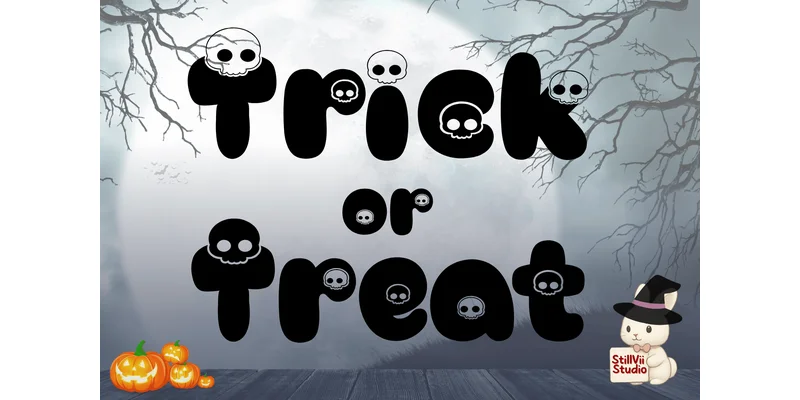 Spooky Bubble Font by StillViiStudio — Display Font — thumbnail 4