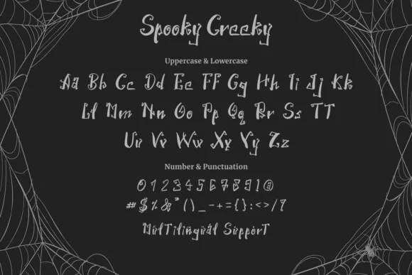 Spooky Creeky by javanicestudio — Slab Serif Font — thumbnail 6
