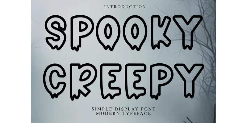 Spooky Creepy Font by FreshTypeINK — Display Font