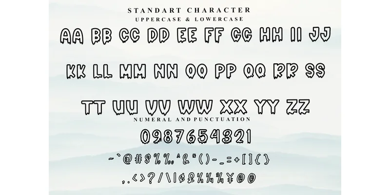 Spooky Creepy Font by FreshTypeINK — Display Font — thumbnail 4