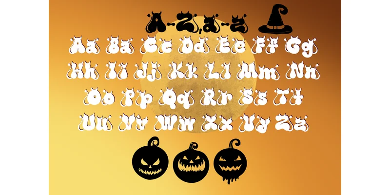 Spooky Devil 1 Font by arnon.021993 — Display Font — thumbnail 6