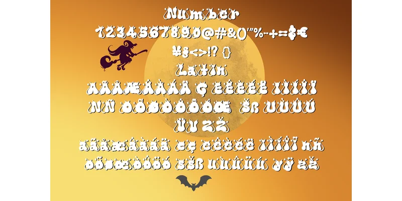 Spooky Devil 1 Font by arnon.021993 — Display Font — thumbnail 7