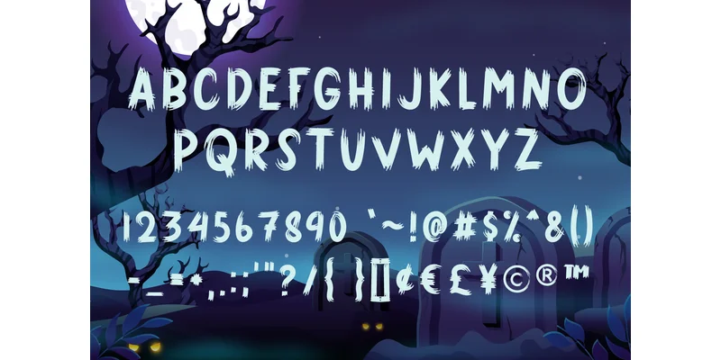 Spooky Font by Brilian — Display Font — thumbnail 5