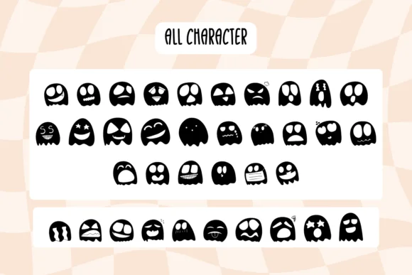 Spooky Ghost by Khim08Studio — Dingbats Font — thumbnail 4