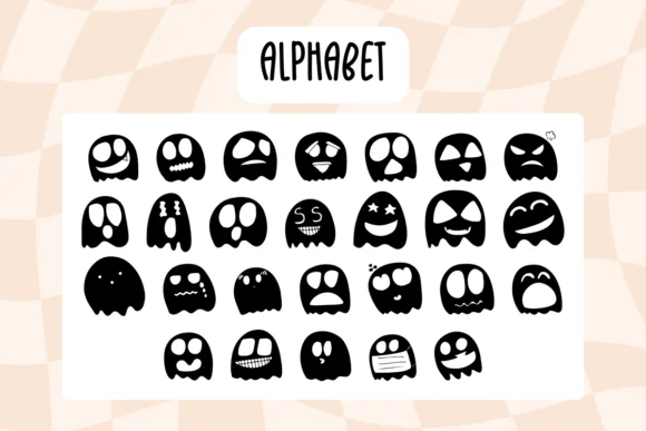 Spooky Ghost by Khim08Studio — Dingbats Font — thumbnail 5