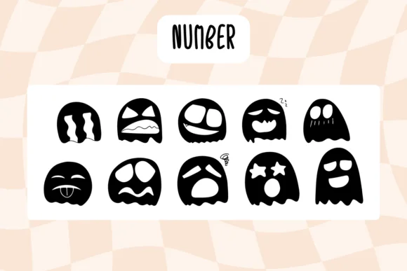 Spooky Ghost by Khim08Studio — Dingbats Font — thumbnail 6