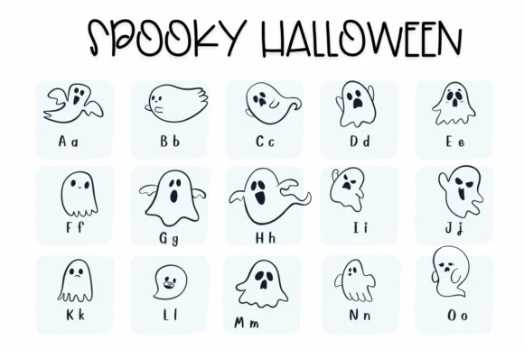 Spooky Halloween by Sirinart — Dingbats Font — thumbnail 2