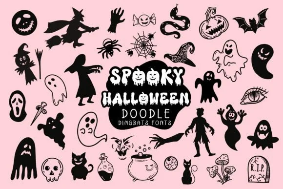 Spooky Halloween by Pui Art — Dingbats Font