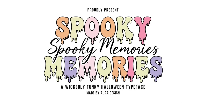 Spooky Halloween Font by Aura Design by Aura Design — Display Font