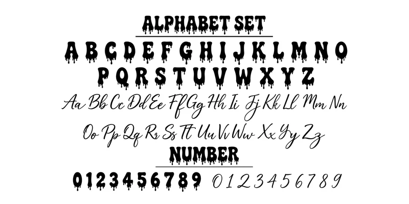 Spooky Halloween Font by Aura Design by Aura Design — Display Font — thumbnail 2