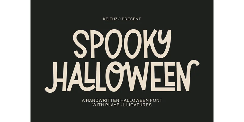 Spooky Halloween Font by Keithzo (7NTypes) — Display Font