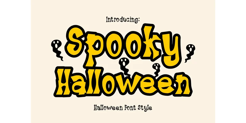 Spooky Halloween Font by Sahira Studio — Display Font