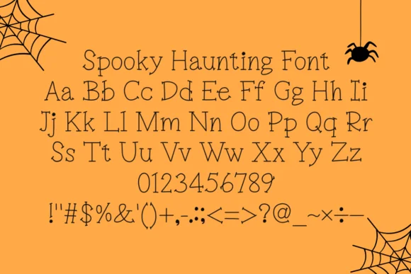 Spooky Haunting by The Magic Bee Studio — Slab Serif Font — thumbnail 6