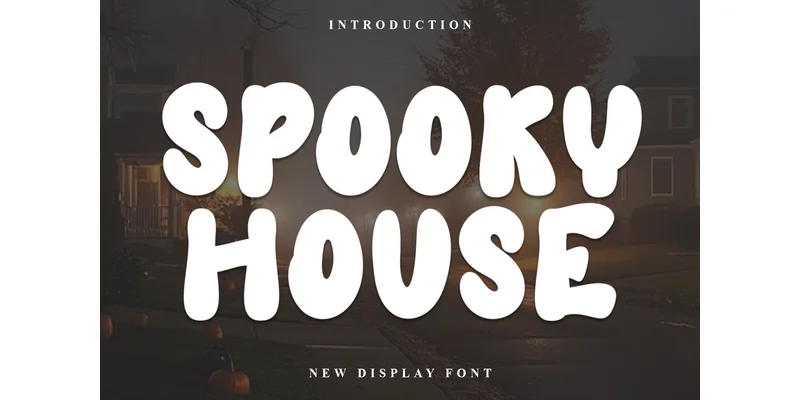 Spooky House Font by PiPi Creative — Display Font