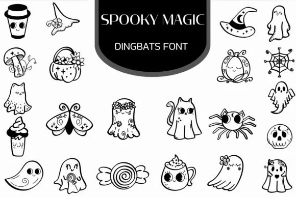 Spooky Magic by Heartcraft Atelier — Dingbats Font