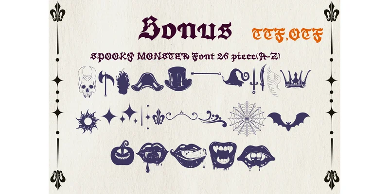 Spooky Monster Font by arnon.021993 — Display Font — thumbnail 8