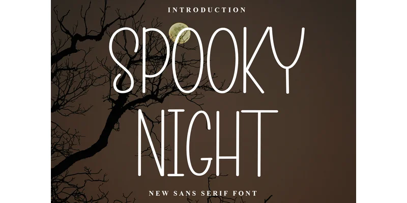 Spooky Night Font by Inermedia STUDIO — Sans Serif Font