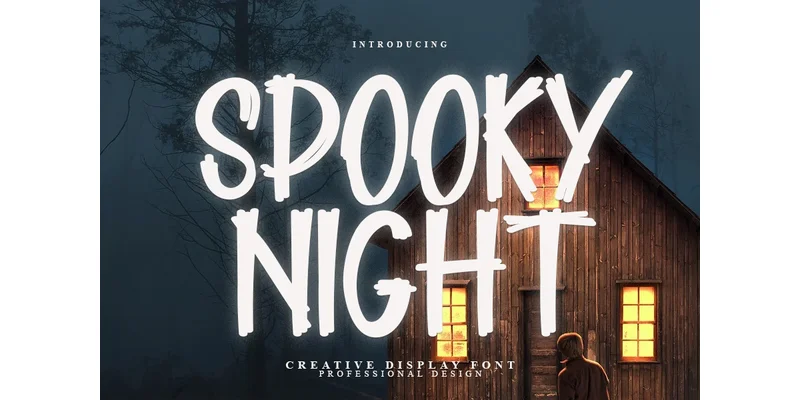 Spooky Night Font by PAYJHOshop — Display Font