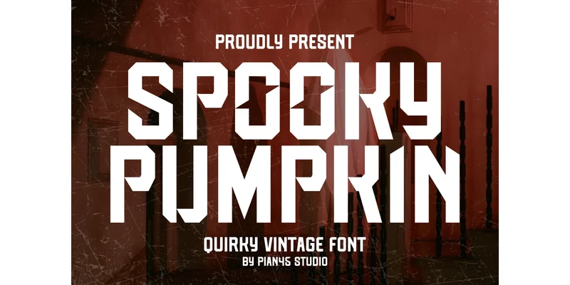 Spooky Pumpkin Font by Pian45 — Sans Serif Font