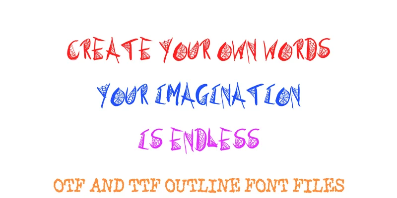 Spooky Spiderwebs Font by squeebcreative — Display Font — thumbnail 3