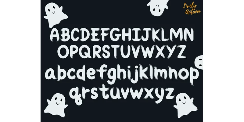 Spooky Time Font by LivelyAutumn 11.11 by LivelyAutumn 11.11 — Sans Serif Font — thumbnail 2
