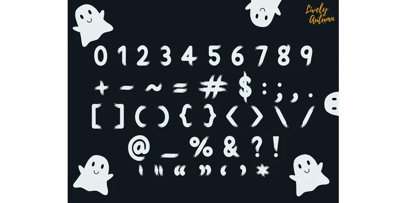 Spooky Time Font by LivelyAutumn 11.11 by LivelyAutumn 11.11 — Sans Serif Font — thumbnail 3