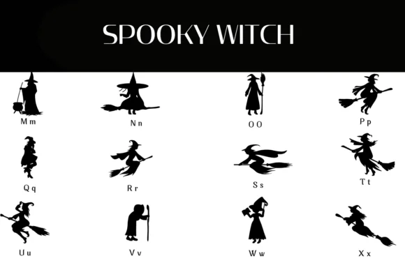 Spooky Witch by Heartcraft Atelier — Dingbats Font — thumbnail 3