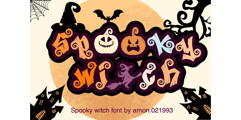 Spooky Witch Font by arnon.021993 — Display Font