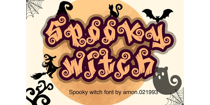 Spooky Witch Font by arnon.021993 — Display Font — thumbnail 2