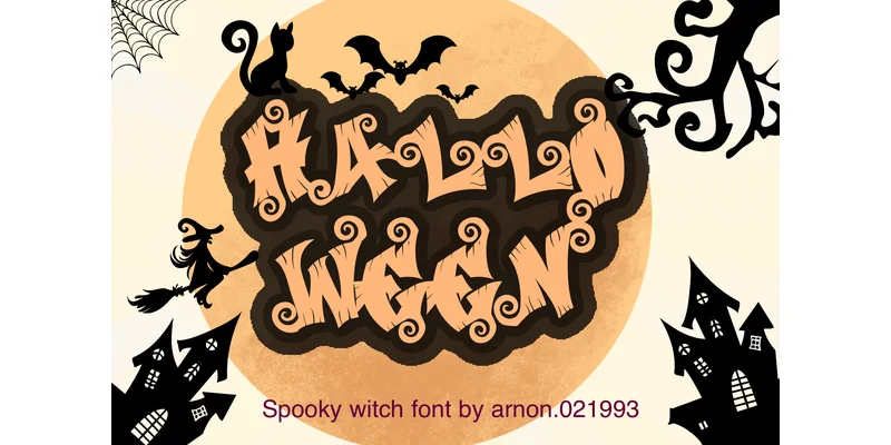 Spooky Witch Font by arnon.021993 — Display Font — thumbnail 3