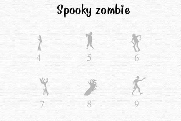 Spooky Zombie by Nongyao — Dingbats Font — thumbnail 4