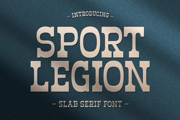 Sport Legion by Situjuh — Slab Serif Font