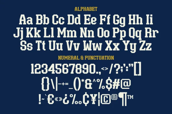 Sporte College by Marvadesign — Slab Serif Font — thumbnail 3