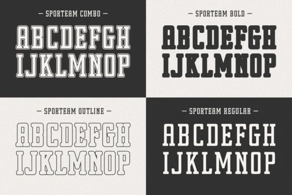 Sporteam by Boltontwin — Slab Serif Font — thumbnail 2