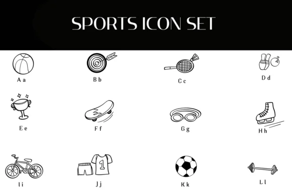 Sports Icon Set by Heartcraft Atelier — Dingbats Font — thumbnail 2