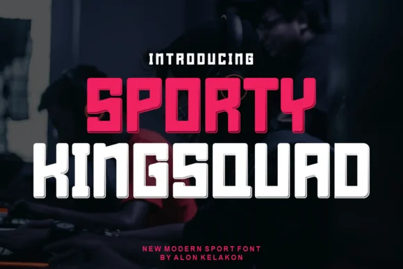 Sporty Kingsquad by alonkelakon — Slab Serif Font