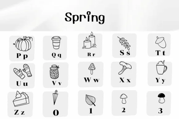 Spring by Ketsarin — Dingbats Font — thumbnail 3