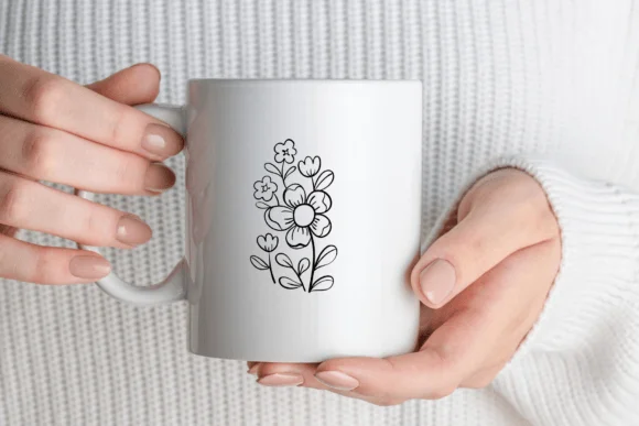 Spring Flowers by Sirinart — Dingbats Font — thumbnail 6