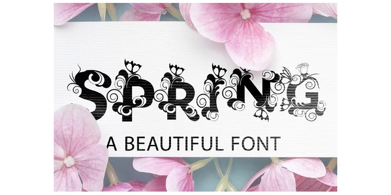 Spring Font by Art Hub by Art Hub — Decorative Font