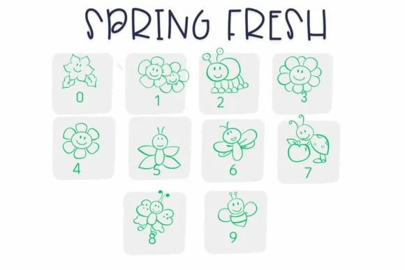 Spring Fresh by Sirinart — Dingbats Font — thumbnail 4