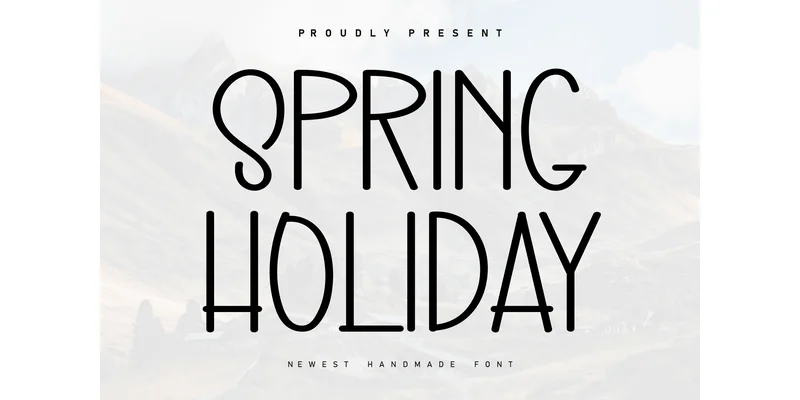 Spring Holiday Font by Berkah Shop — Display Font