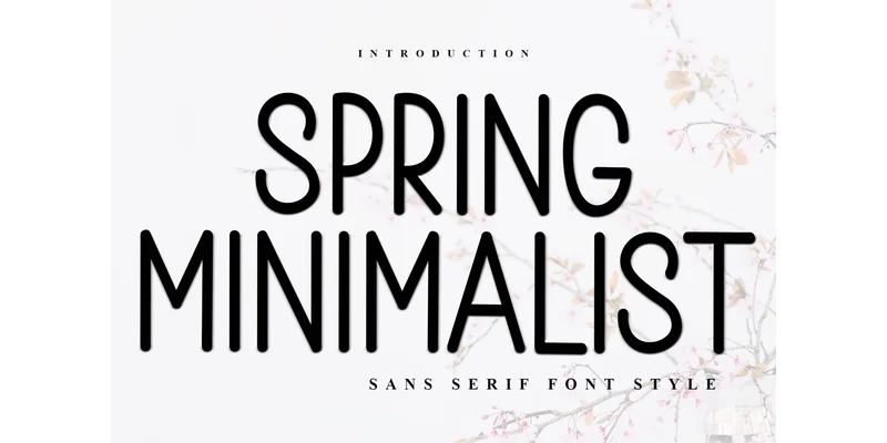 Spring Minimalist Font by Inermedia STUDIO — Sans Serif Font