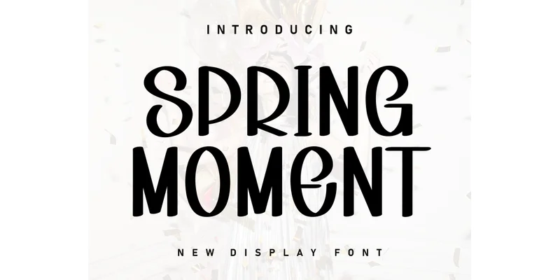 Spring Moment Font by KC Production — Display Font