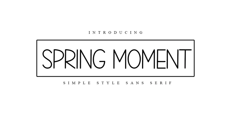 Spring Moment Font by PAYJHOshop — Sans Serif Font