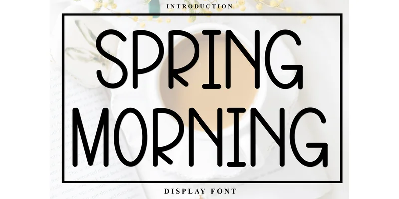 Spring Morning Font by FreshTypeINK — Sans Serif Font