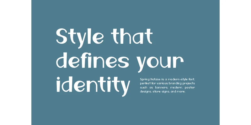 Spring Notase Font by IqsiartStudio — Sans Serif Font — thumbnail 4