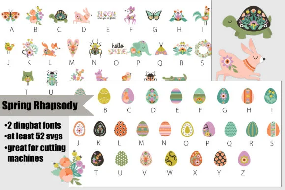 Spring Rhapsody by Illustration Ink — Color Fonts Font